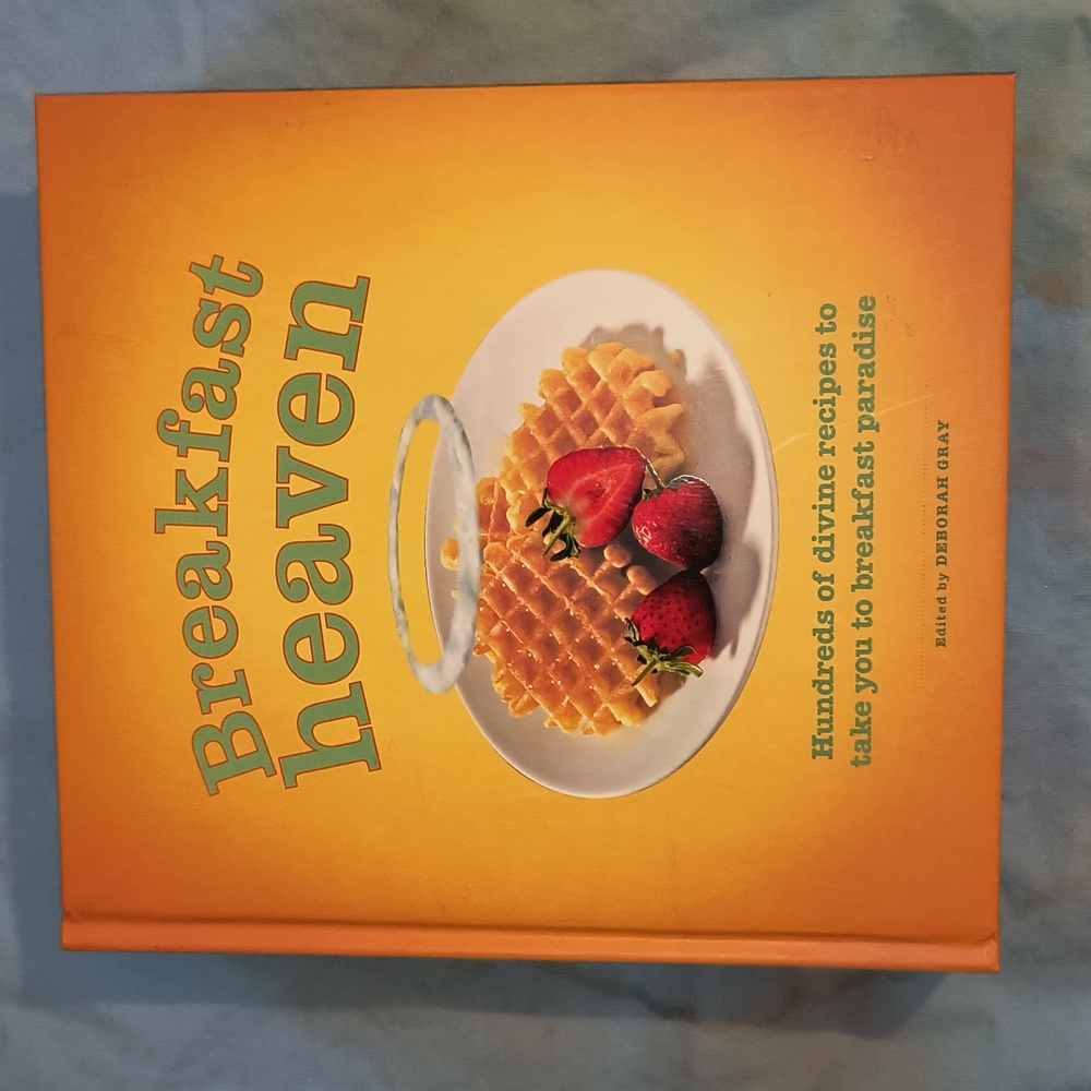 Breakfast Heaven Cookbook - Orange Hardback Cover